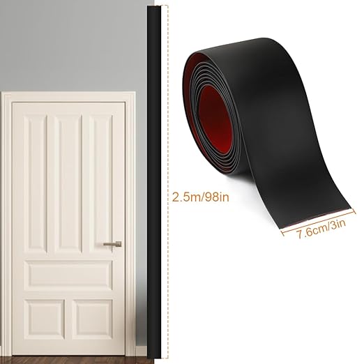 8Ft Floor Transition Strip, 2in Wide Self Adhesive Vinyl Threshold Strip for Joining Floor Gaps Wood Grain Design Tap (Oak Brown)
