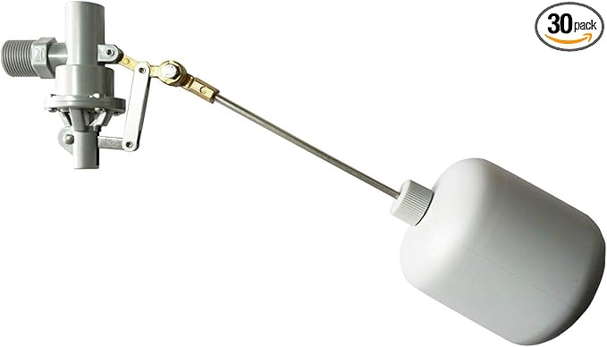 ABS Balanced Float Ball Valve, 100 psi Pressure, 3/4 inch PT Male