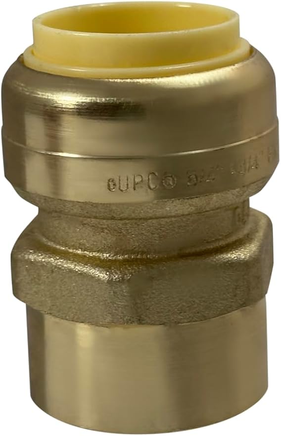 XFITTING Push Fit 3/4 Inch x 3/4 Inch Female Adapter, 27-2-7=5XX, 5 Pieces