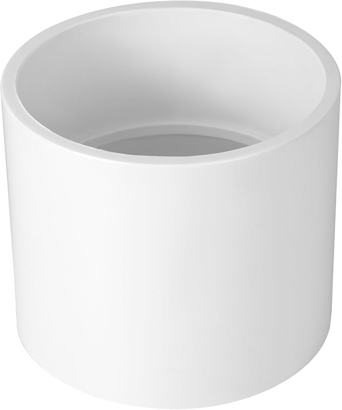 4" PVC Sewer Cleanout cap with Coupling,DWV Flush Sewer Cleanout Adapter with Plug Pipe Fitting for Outdoor Garden,RV and More Drainage Piping System