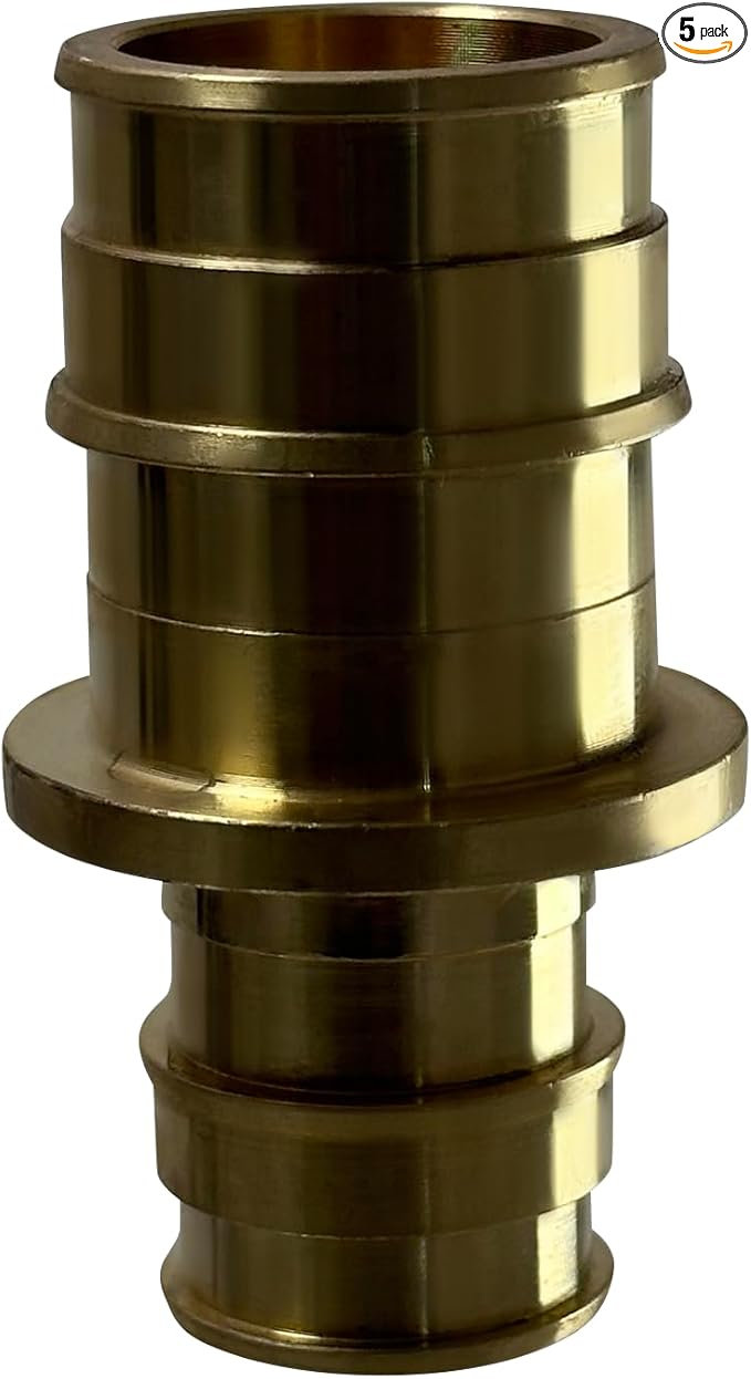 XFITTING Pex A 1 Inch x 3/4 Inch Pex A Reducing Coupling, 29-5-6=5XX, 5 Pieces