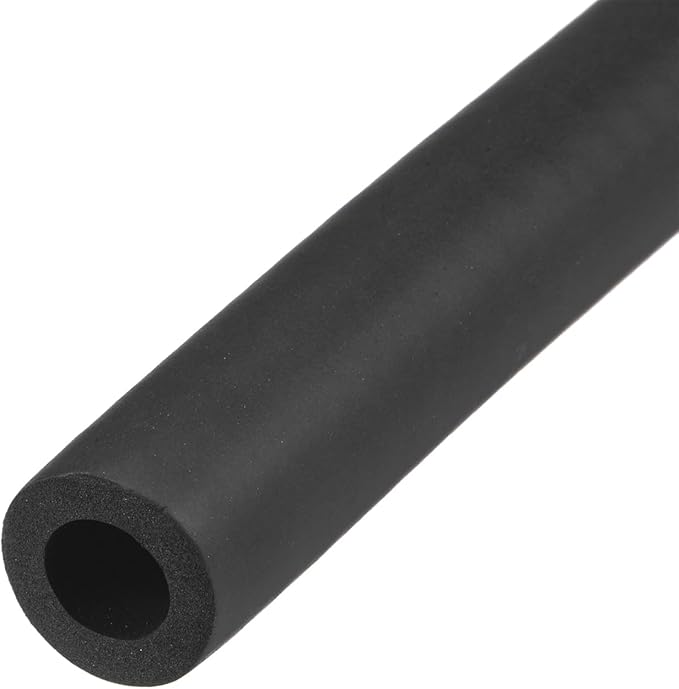 uxcell Foam Tubing for Handle Grip Support, Pipe Insulation Outside Pipe Lagging, 13mm(1/2") ID 23mm OD 1m Black