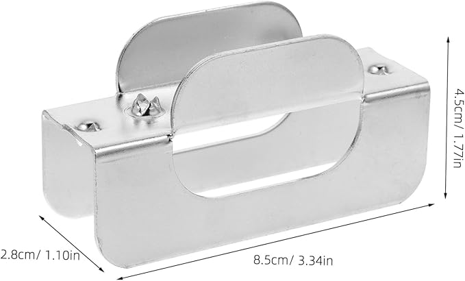 OUNONA 10pcs Buckle Slot I-Shaped Cover Panel Hardware Drywall Clips Repair for Wall Panel Installation