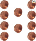 Joywayus 10PCS Plumbing 1/2" Solder Copper Pipe End Cap, Pressure Sweat Plug Socket Pipe Fitting Solder Connection
