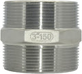 1/8" ~3" NPT Male Threaded Hex Nipple,Stainless Steel 304 Quick Coupler Pipe Fitting (3")
