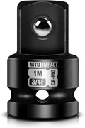 MTO 3/4" Female to 1" Male Impact Socket Adapter, 3/4-Inch Impact Socket Adapter, Chrome Molybdenum Alloy Steel