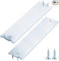 Wensilon(30 pcs) Zinc 1.5X6 Inch 16-Gauge Anti-Nail Protection Plate Shield, Nail Plate for Wood Studs, Steel Cable Wire Protector Plate with Sharp Pointed Prongs for Protection Plumbing and Wiring