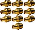 10 Pack XFITTING 3/4 inch Pex x 3/4 inch Male NPT Adapter, 3/4 Pex Male