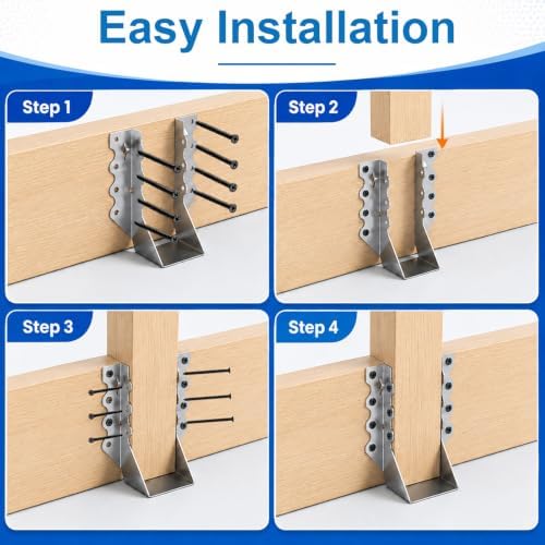 25 Pcs 2x6 Joist Hanger 18 Gauge with Screws