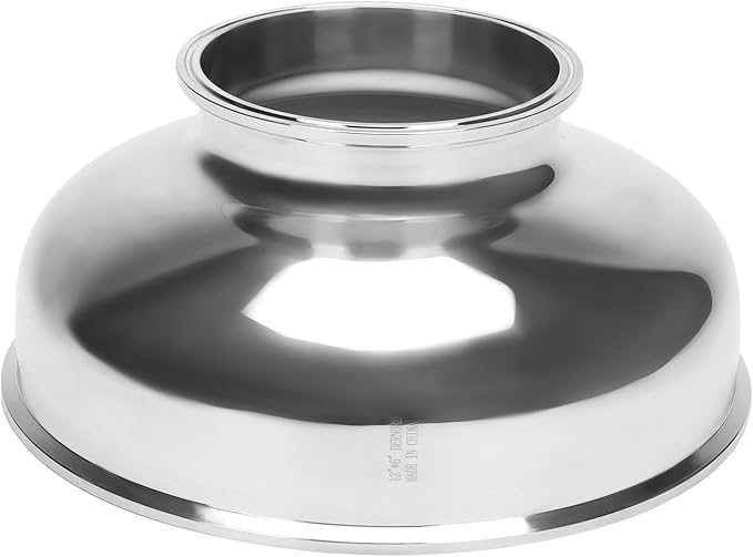 DERNORD Tri Clamp Bowl Reducer Sanitary Fitting Stainless Steel 304 (Tri Clamp Size: 12 inch x 6 inch)