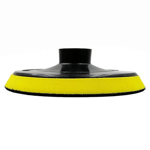 SHDIATOOL 5-Inch Backer Pad Backing pad of Foam Plastic Body with 5/8-Inch-11 Thread for Diamond Polishing Pads