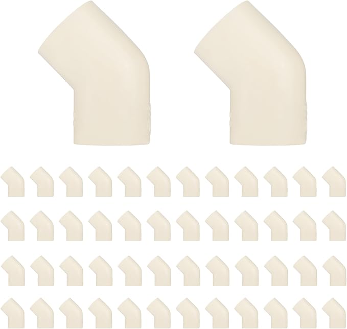 50-PACK EFIELD CPVC Elbow,1/2" Slip x Slip 45-Degree Elbow Fitting,(CPVC007-20-50PCS)