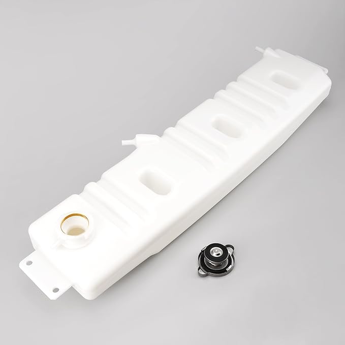 Radiator Overflow Reservoir Bottle Coolant Surge Expansion Tank with Cap for Ford Truck F600 F700 F800 1980-1998 F6HZ-8A080-B F5HT-8A080-HA