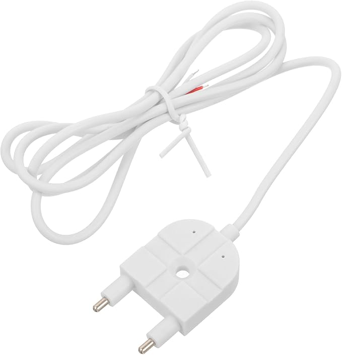Luxshiny Water Leak Sensor Probe with Long Cable Stainless Steel Water Detection Tool for Basement and Home Flood Prevention Reusable Low-Maintenance