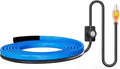 Heat Tape for Water Pipes, Energy-Saving Pipe Heating Cable, Prevents Freezing, Works at -22℉, 6FT Blue, UL ETL Listed 120V