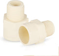 (100 Pack) EFIELD CPVC CTS Male Adapter Fittings, 3/4" Slip x 1/2" Male Thread,(CPVC036-5-100PCS)