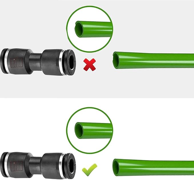 Utah Pneumatic 1/4 Push To Connect Fittings Y Air Splitter Union Air Line Fittings Quick Connect Air Hose Pneumatic Fittings 5 Pack
