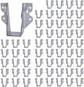 2x4 Joist Hangers Galvanized 60 Pcs,16 Gauge Face Mount Joist Hanger