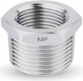 MAACFLOW Stainless Steel 1" Male NPT to 3/4" Female NPT Adapter Reducer Hex Bushing (Thread OD1.27" - ID 0.92") (Pack of 1)