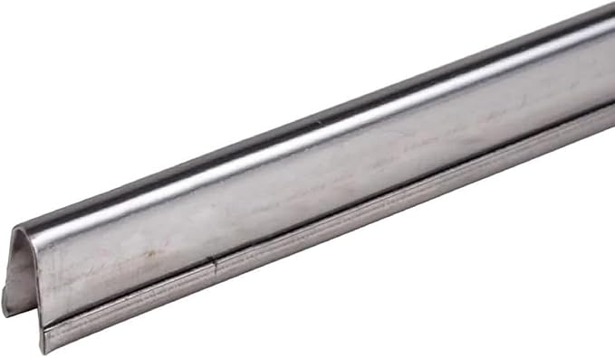 Sliding Door Repair Track Cover Repair Worn Damaged Sliding Glass Door Repair Horizontal Sliding Window Tracks Stainless Steel | Track Replacement for Patio Glass Door Repair (2 Feet)