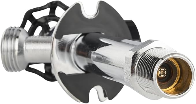 EFIELD 4-inch Anti-Siphon Frost Free Sillcock 1/2" MIP X 3/4" Hose Bibb, Chrome Plated (4-inch),(SILLCOCK019)