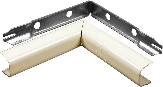 Legrand Wiremold B-7 Metal Raceway for Extending Power, 500 Series, Inside Elbow, Ivory (1 Pack)