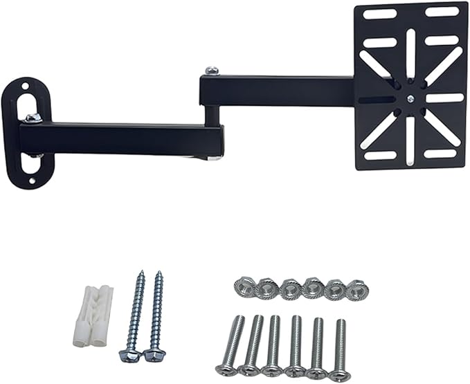 Movable L-Shaped Dome Camera Bracket, Used for Wall-Mounted Installation of Security Dome Cameras, Camera Installation, (Movable L-Shaped Bracket + Wall-Mounted Bracket) (7.8in+7.8in)