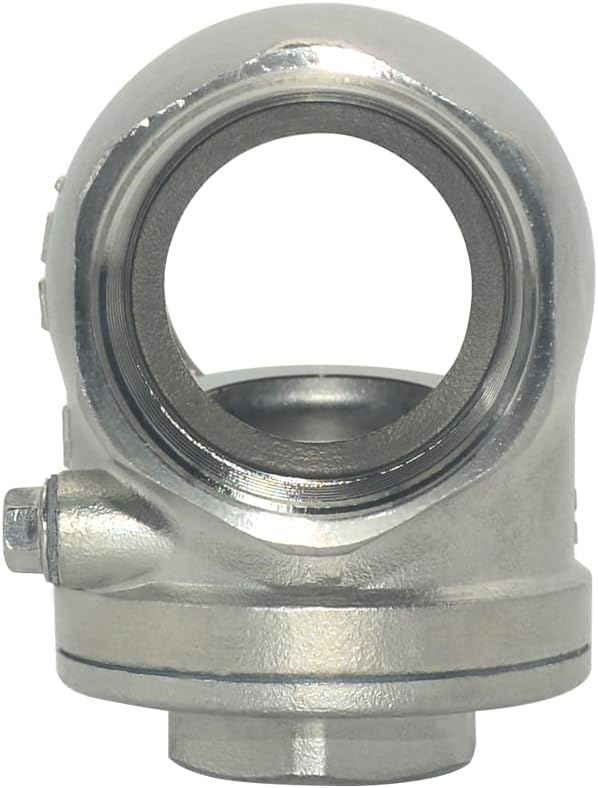 1-1/4" Stainless Steel SS316 Swing Check Valve,NPT Female x Female Thread,WOG 200 PSI PN16 CF8M