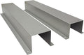 6.2" W x 5.5" H x 78" L Stainless Steel Metal Split Line Set Cover Pipe Wall Sleeve Hide Kit for Outside Mini Split Central Air Conditioner Heat Pump