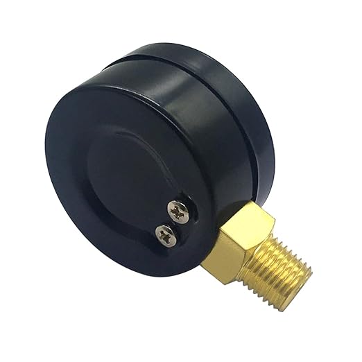 Pressure Gauge 0-300PSI 1/4" NPT Male Brass Bottom Mount 2" Dial Stainless Steel Case Universal Multifunctional