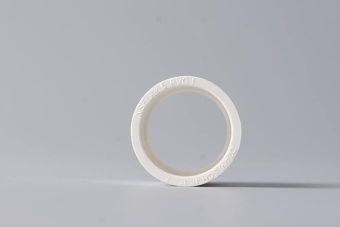 Rainbow Dream 1-1/4 Inch PVC Coupling Adapter Pipe Fitting (Socket x Socket) - 6 Pack, White