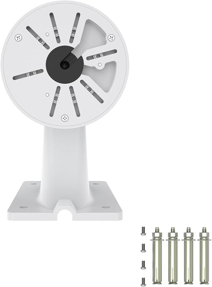 Universal CCTV Security Camera Mount Bracket, Pure Aluminum Alloy Outdoor&Indoor Wall Mount L-Type Bracket Only for CCTV Security Dome Camera Mounting, Weatherproof