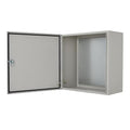 Outdoor Electrical Box, 12"x12"x8" NEMA 4X Steel Enclosure, IP67 Waterproof & Dustproof, Lockable Electrical Junction Box with Mounting Plate and 2 Keys, Indoor and Outdoor Use