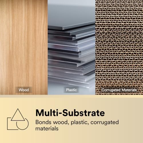 3M Hot Melt Adhesive 3738TC, Tan, 5/8 in x 2 in, 11 lb, Case