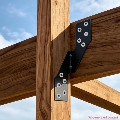 50 Pack Black Right Size Hurricane Straps Tie Brackets