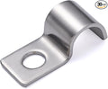 One-Hole Unilateral Pipe Clamps Conduit Fitting Clips Saddle Clamps Instrument Line/Wire/Gas Pipe Cable Clamp Fixed Clips | OD 5/16" | 30 Pcs