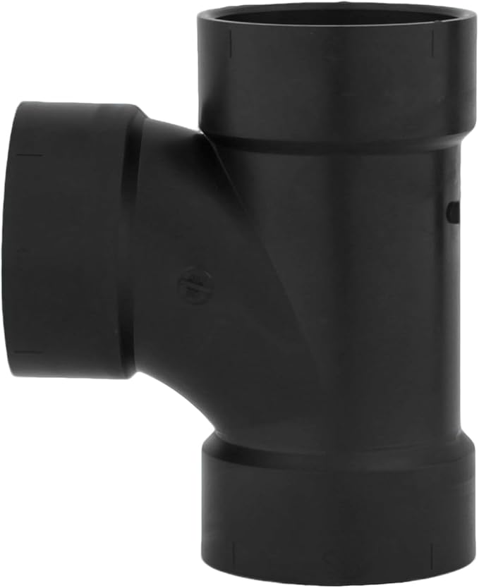 Lesso 3'' ABS Sanitary Tee | 3H x 3H x 3H DWV SANITARY TEE REDUCING