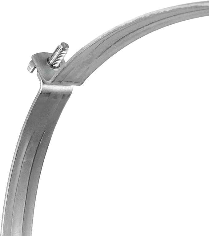 10" Inch Galvanized Pipe Hanger - Conduit Mounting Clamp - Tube Brackets - Pipe Clamps - Tube Wall Mounting Bracket Clamp - Rigid Conduit Holder - PVC and Metal Pipe Attachment Hanger