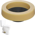 Hibbent Extra Thick Toilet Wax Ring, Universal Toilet Seal Ring, Heavy Duty Wax Bowl Ring Fits 3" and 4" Waste Line, Polyethylene Toilet Flange for Toilet Gas Odor Blocking and Watertight Sealing