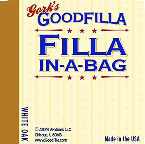 GoodFIlla White Oak, 12 Pound, Wood and Grain Filler Powder, Stainable, Paintable, Sandable, Versatile | Zero Waste