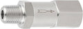 Yoebor 304 Stainless Steel Detachable Check Valve One Way Non-Return Valve for Water Oil Gas, 1pc (Mnpt(Inlet) x Fnpt, 1/8")
