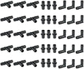 45Pcs EFIELD 3/4"Poly PEX-A Tee,Elbow,Coupling 15 PCS Each(PPSU1960033-45)