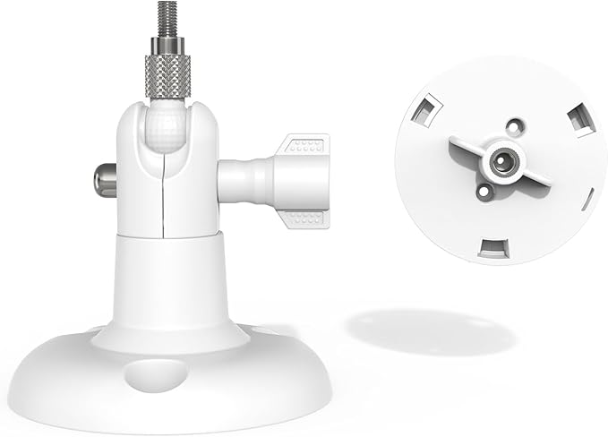 Adjustable Wall Mount Compatible with Pan Tilt Camera (1pack，White)