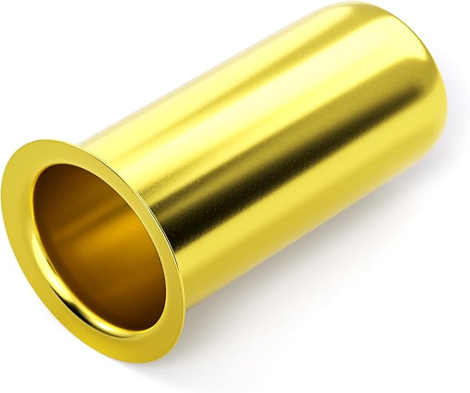 GASHER 100PCS Brass Compression Fitting, Brass Compression Insert Tube Support 5/16" Tube OD