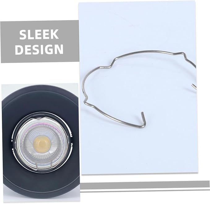 ARTIBETTER 10pcs Material Retaining Rings Lamp Fixing Clips for Light Bulb Fixing Drywall Repair