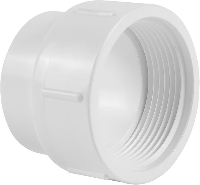 5-Pack EFIELD 2“ PVC DWV Fitting Cleanout Adapter(SPG x FPT)