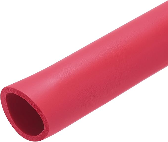 uxcell Foam Tubing for Handle Grip Support, Pipe Insulation, 44mm ID 54mm OD 1m Length Red