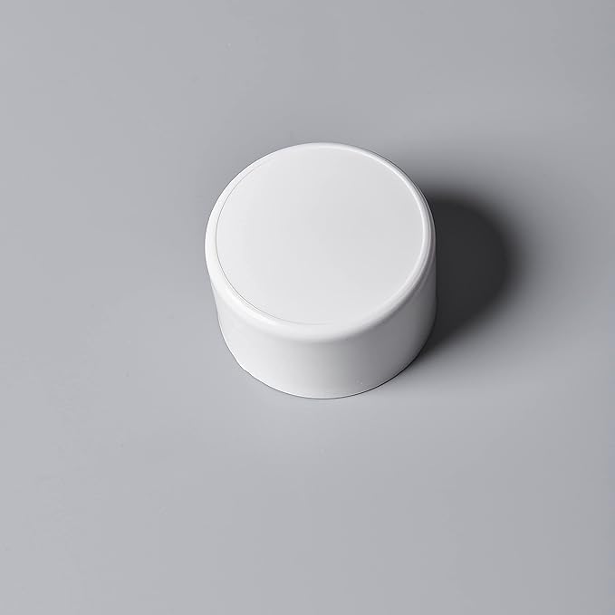 Rainbow Dream 1 Inch PVC Pipe End Cap Plug Adapter Pipe Fittings - 10 Pack, White