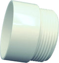 1-1/2" PVC Male x Hub Tubular Drain Trap Adapter with 1-1/2" x 1-1/4" and 1-1/2 SJ poly washer and TUUBER 1-1/2-in TPE flexible washer (1-PACK, 1, Pack)