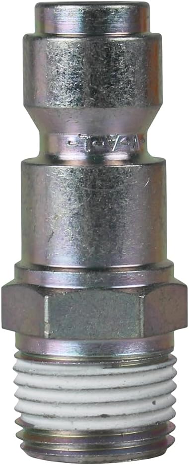 Prevost 3/8" Male NPT Plug Truflate Adaptor T Style Corrosion Proof URP086252 Pack of 10